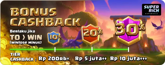 CASHBACK SPESIAL - SUPER RICH